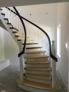 Luxe gebogen trap